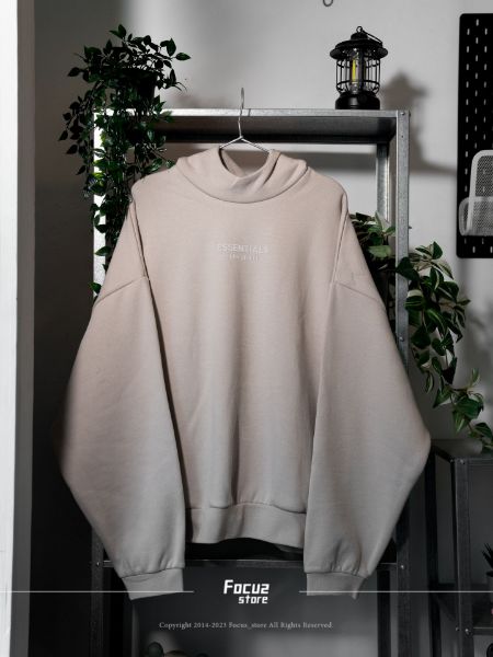 Essentials FW23 Hoodie Silver Cloud 192BT232052F