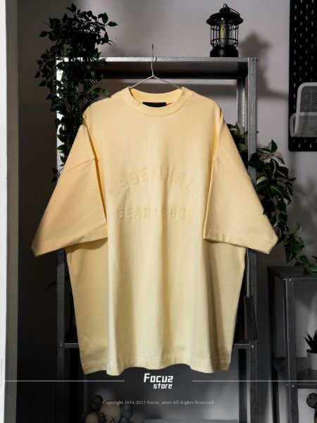 Essentials SS24 Crewneck T Shirt Garden Yellow 125SP242001F