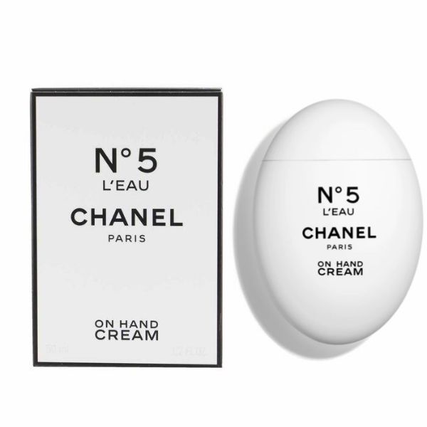 圖片 CHANEL 香奈兒香氛 N5 L'EAU清新晨露玉手霜 50ml - 專櫃緞帶包裝