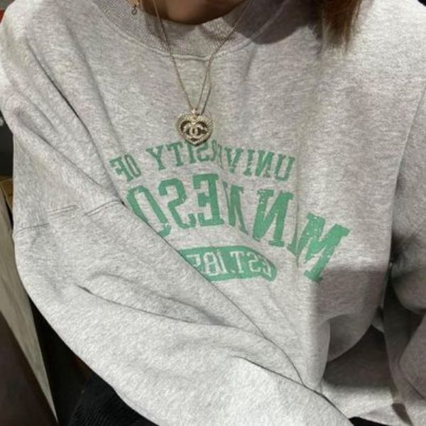 圖片 Chanel 24p 愛心鏤空水鑽長短鏈