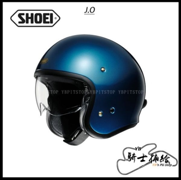 圖片 SHOEI J.O LAGUNA BLUE 金屬藍 代理公司貨 3/4 復古帽 安全帽 內墨片 JO