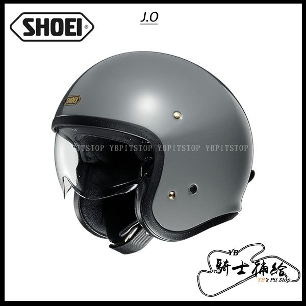 圖片 SHOEI J.O BASALT GREY 水泥灰 代理公司貨 3/4 復古帽 眼鏡溝 內墨片 JO