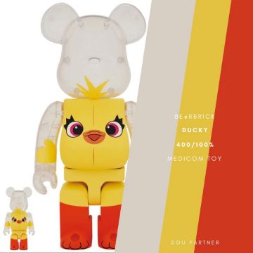 圖片 【Dou Partner】BE@RBRICK Ducky 100/400％ 玩具總動員四 庫伯力克熊 現貨