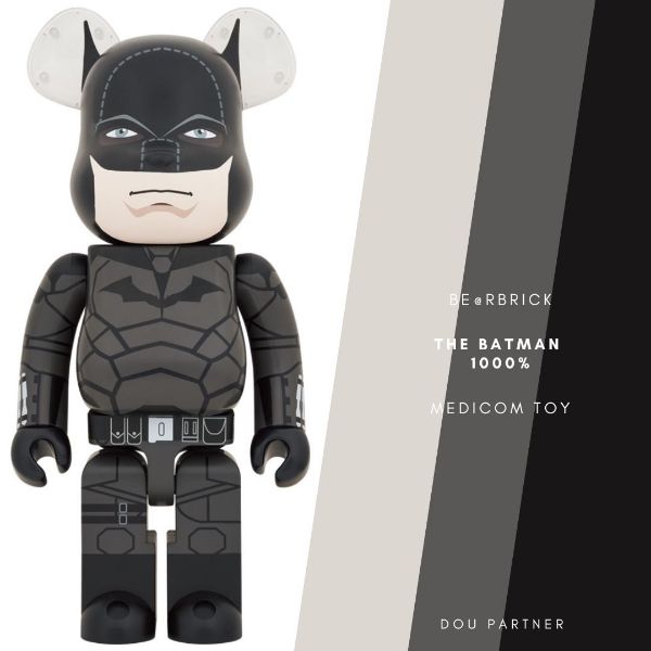 圖片 【Dou Partner】BE@RBRICK THE BATMAN 蝙蝠俠 黑蝙蝠 庫伯力克熊 全新品 1000% 現貨