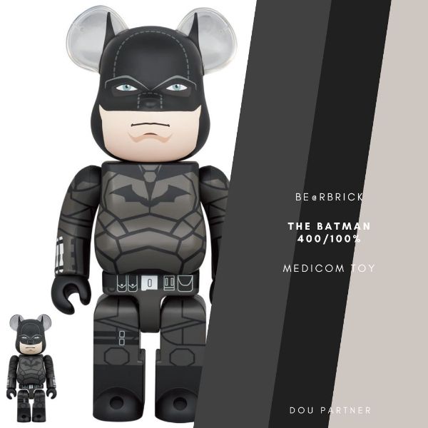 圖片 【Dou Partner】BE@RBRICK THE BATMAN 蝙蝠俠 黑蝙蝠 庫伯力克熊 全新品 100/400% 現貨
