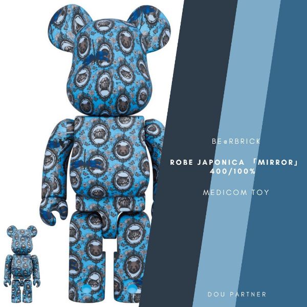 圖片 【Dou Partner】BE@RBRICK MIRROR 和服 100/400% 庫伯力克熊 現貨