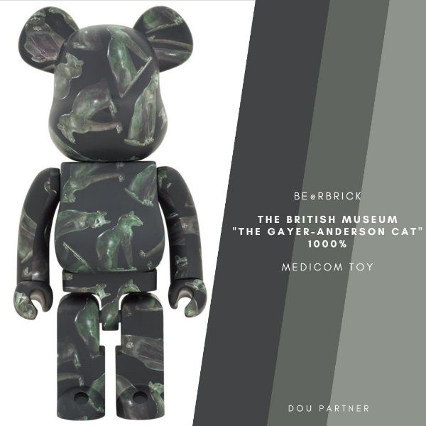圖片 【Dou Partner】BE@RBRICK 大英博物館 貓 1000%  庫伯力克熊 現貨