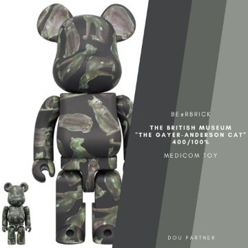 圖片 【Dou Partner】BE@RBRICK CAT 大英博物館 貓 100/400% 庫伯力克熊 現貨
