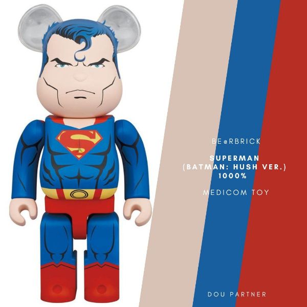 圖片 【Dou Partner】BE@RBRICK SUPERMAN 超人 1000% 庫伯力克熊 現貨