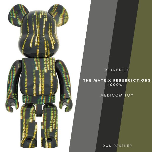圖片 【Dou Partner】BE@RBRICK 駭客任務 1000% 庫伯力克熊 現貨