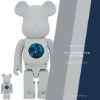 圖片 【Dou Partner】BE@RBRICK PiL CHROME Ver 白色藥片 全新品100/400% 庫伯力克熊 現貨