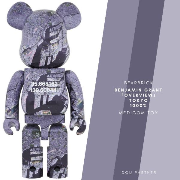 圖片 【Dou Partner】BE@RBRICK Benjamin Grant TOKYO 1000% 庫伯力克熊 未拆 現貨