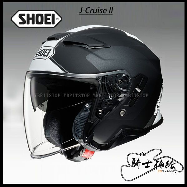 圖片 SHOEI J-Cruise II ADAGIO TC-5 消光黑白 內墨鏡 安全帽 公司貨 實體門市