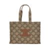 圖片 Celine Triomphe 凱旋門織布印花大型托特包(駝/棕)
