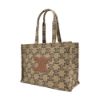 圖片 Celine Triomphe 凱旋門織布印花大型托特包(駝/棕)
