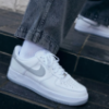 圖片 NIKE AIR FORCE 1 煙雨灰 灰勾 男鞋 FJ4146-100