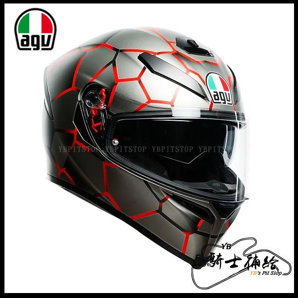 圖片  公司貨 AGV K5 S Vulcanum 紅 全罩 安全帽 內墨片 亞洲版 K5S