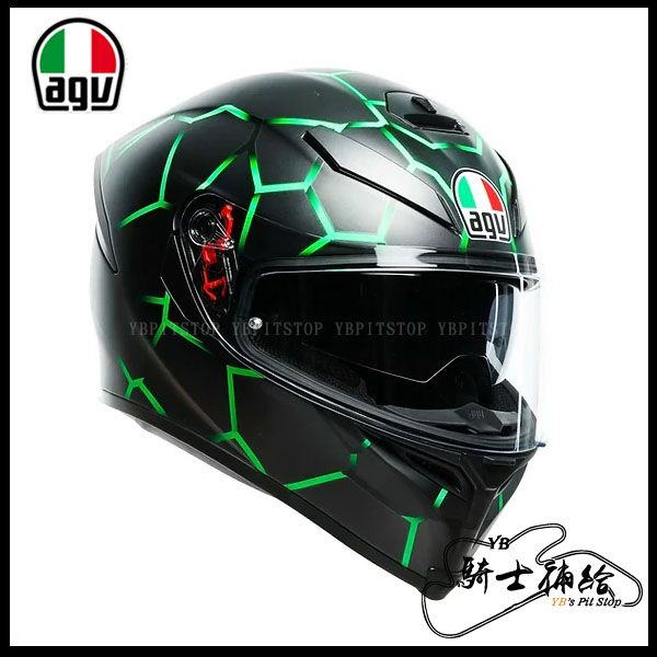 圖片 公司貨 AGV K5 S Vulcanum 綠 全罩 安全帽 內墨片 亞洲版 K5S