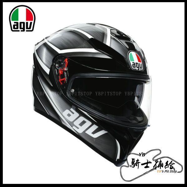 圖片 公司貨 AGV K5 S Tempest 黑銀 全罩 安全帽 內墨片 亞洲版 K5S