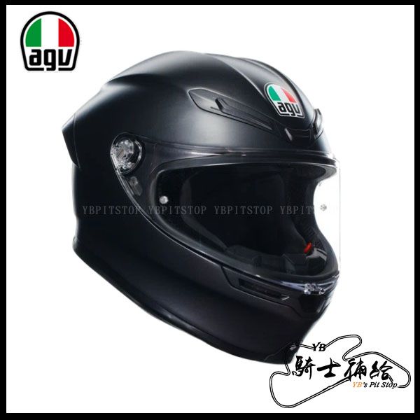 圖片 公司貨 AGV K6 S Matt Black 消光黑 亞洲版 全罩 安全帽 新款 K6S 輕量 大鴨尾
