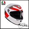 圖片 公司貨 AGV K6 S Fision 珍珠白灰紅 亞洲版 全罩 安全帽 新款 K6S 輕量 大鴨尾
