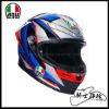 圖片 公司貨 AGV K6 S Slashcut 黑藍紅 亞洲版 全罩 安全帽 新款 K6S 輕量 大鴨尾