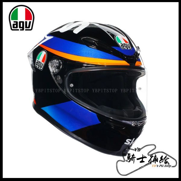 圖片 公司貨 AGV K6 S Marini Sky Racing Team 2021 亞洲版 K6S 輕量 大鴨尾