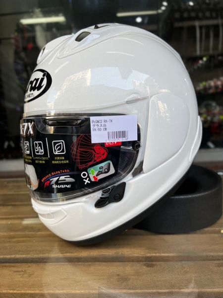 圖片 UPC騎士精品_台中店  Arai RX-7X 珍珠白 素色 全新設計 全罩 安全帽 進口帽