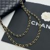 圖片 【哈極品】美品《CHANEL 香奈兒 黑金羊皮菱格紋25公分CF鍊包/肩背包/斜背包》