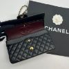 圖片 【哈極品】美品《CHANEL 香奈兒 黑金羊皮菱格紋25公分CF鍊包/肩背包/斜背包》