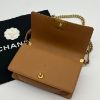 圖片 【哈極品】美品《CHANEL 香奈兒 駝金羊皮菱格25公分boy鍊包/肩背包/斜背包》