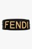 圖片 【促銷品】Fendi 8BR798 小款 Fendigraphy 小牛皮彎月包 黑色