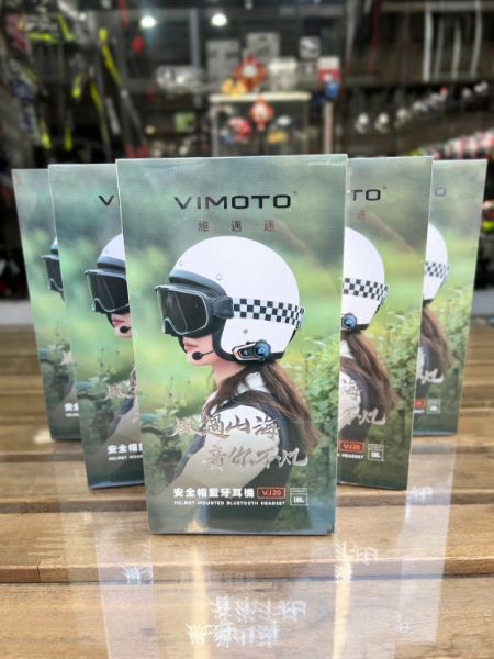 圖片 UPC騎士精品_台中店 VIMOTO 維邁通 VJ20 安全帽藍牙耳機  高音質 高電量 藍芽耳機 安全帽專用 