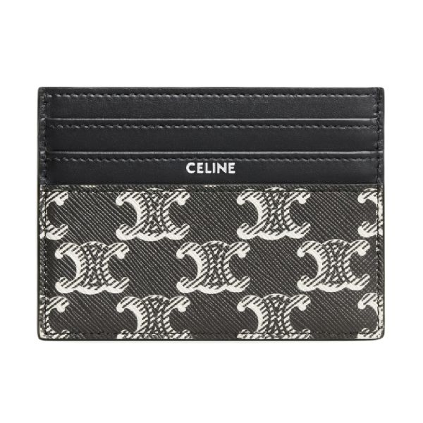 圖片 CELINE  TRIOMPHE 帆布雙色小牛皮 卡夾   10K912FQK 38AW
