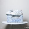 NICEDAY 預購 H52 趙露思同款 白藍 藍 開口笑 奶油鞋 解構 溶解