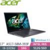 圖片 ⭐️acer Aspire5 A517-58M-393F 金屬灰 宏碁13代強效戰鬥款筆電/i3-1315U/UHD Graphics/16GB DDR5/512GB PCIe/17.3吋 FHD/W11⭐️