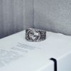圖片 GUCCI INTERLOCKIN G 雙G復古雕刻戒指 925銀 古馳