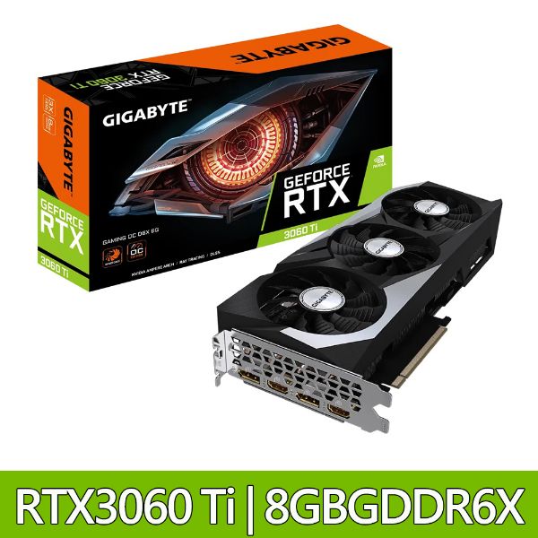 圖片 技嘉 RTX3060Ti GAMING OC D6X 8G 顯示卡 (N306TXGAMING OC-8GD)