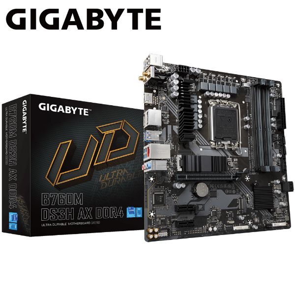 圖片 GIGABYTE 技嘉 B760M DS3H AX DDR4 主機板