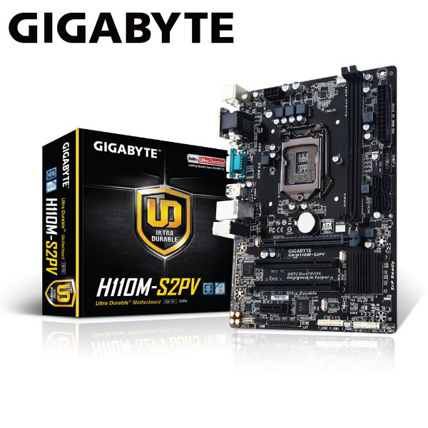 圖片 GIGABYTE 技嘉 GA-H110M-S2PV DDR4 主機板