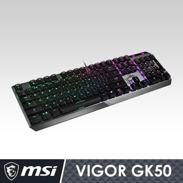 圖片 MSI微星 Vigor GK50 Low Profile 短軸機械式電競鍵盤