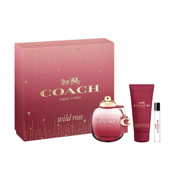 圖片 COACH 曠野玫瑰淡香精禮盒(淡香精90ML+香水筆7.5ML+身體乳100ML)