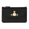 圖片 Vivienne Westwood 品牌LOGO拉鍊卡夾 黑色5112001GUS000B N401
