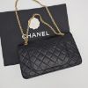 圖片 【哈極品】美品《CHANEL 香奈兒 黑金 菱格 2.55方扣 227鍊帶 斜背包/肩背包》