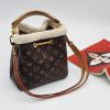 圖片 【哈極品】美品《 Louis Vuitton LV 老花字紋 滑雪系列 羊絨 NeoNoe二用水桶包/斜背包》 0