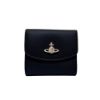 圖片 Vivienne Westwood 品牌LOGO按壓兩折短夾含零錢袋   黑色 51150028US000B N401