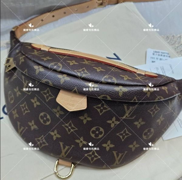 圖片 LV M43644 經典老花 Monogram 拉鍊腰包/斜背包/胸口包