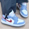 圖片 🩵🤍NIKE W AIR JORDAN 1 'Blue Whisper' 藍語灰 AJ1 女鞋  DC0774-164