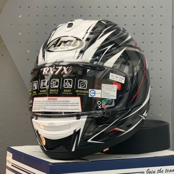 圖片 『嘉義Riderment萊德曼騎士部品』ARAI RX7X RADICAL WHITE 限定款 納普斯公司貨 全罩式安全帽