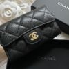 圖片 Chanel 黑金荔枝經典卡包